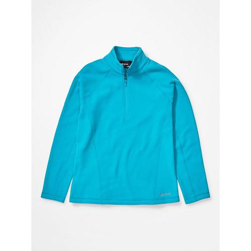 Marmot Rocklin Jackets - Womens Fleece Blue CA7913604 Canada